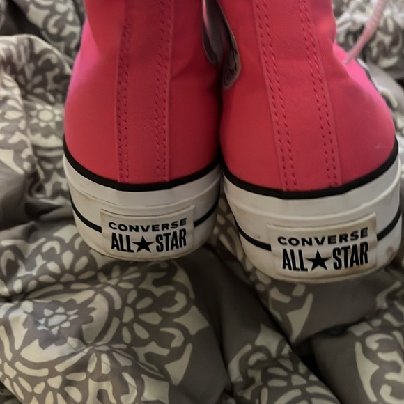 Rare Hot Pink Platform Converse - Picture 4 of 6